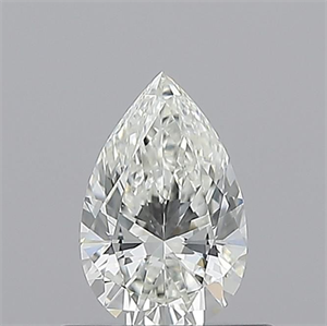 Picture of Natural Diamond 0.50 Carats, Pear with  Cut, H Color, VS1 Clarity and Certified by GIA
