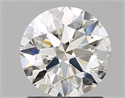 Diamante Natural 1.43 quilates, Redondo , Color J, claridad IF y certificado GIA