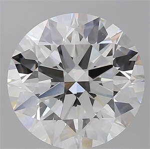 Picture of Lab Grown Diamond 4.60 Carats, Round with Ideal Cut, E Color, VS1 Clarity and Certified by IGI