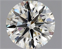 Natural Diamond 1.00 Carats, Round with Excellent Cut, K Color, SI1 Clarity and Certified by GIA