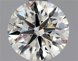 Picture of Natural Diamond 1.00 Carats, Round with Excellent Cut, K Color, SI1 Clarity and Certified by GIA