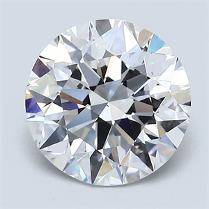 Foto Diamante Natural 2.35 quilates, Redondo , Color F, claridad VS2 y certificado GIA de