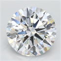 Lab Grown Diamond 3.01 Carats, Round with Excellent Cut, D Color, VVS1 Clarity and Certified by GIA