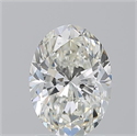 Natural Diamond 1.71 Carats, Oval with  Cut, I Color, SI1 Clarity and Certified by GIA