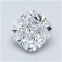 Natural Diamond 1.21 Carats, Cushion with  Cut, D Color, VS1 Clarity and Certified by GIA
