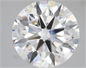 Del inventario de diamantes de laboratorio, 5.07 quilates, Redondo , Color E, claridad VVS2 y certificado IGI