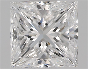 Foto Diamante Natural 0.53 quilates, Princesa , Color D, claridad VVS2 y certificado GIA de
