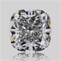 Natural Diamond 0.50 Carats, Cushion with  Cut, D Color, VVS1 Clarity and Certified by GIA