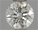 Natural Diamond 0.40 Carats, Round with Excellent Cut, I Color, VVS2 Clarity and Certified by IGI