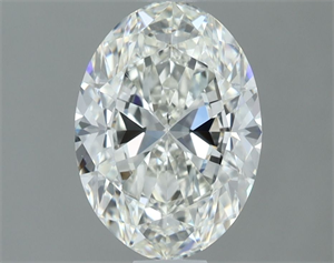 Picture of Natural Diamond 1.30 Carats, Oval with  Cut, G Color, VVS2 Clarity and Certified by IGI