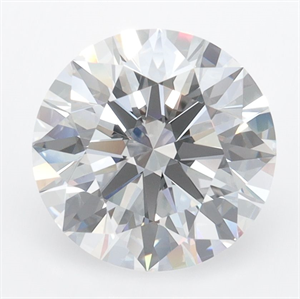 Picture of Lab Grown Diamond 3.10 Carats, Round with Ideal Cut, D Color, VVS1 Clarity and Certified by IGI