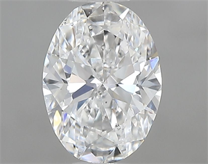 Foto Diamante Natural 0.70 quilates, Ovalado , Color D, claridad SI1 y certificado GIA de