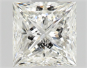Natural Diamond 0.80 Carats, Princess with  Cut, I Color, VVS2 Clarity and Certified by GIA