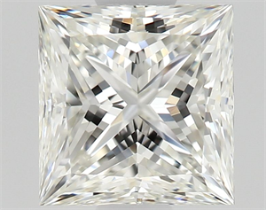 Picture of Natural Diamond 0.80 Carats, Princess with  Cut, I Color, VVS2 Clarity and Certified by GIA
