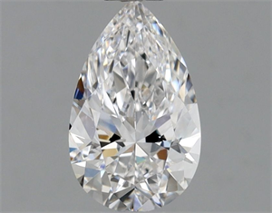 Picture of Natural Diamond 0.52 Carats, Pear with  Cut, D Color, VS1 Clarity and Certified by GIA