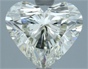 Natural Diamond 3.01 Carats, Heart with  Cut, J Color, VVS2 Clarity and Certified by IGI