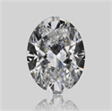 Natural Diamond 0.70 Carats, Oval with  Cut, D Color, VS1 Clarity and Certified by GIA