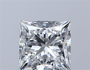 Foto Diamante Natural 0.53 quilates, Princesa , Color E, claridad VS2 y certificado GIA de