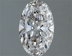 Picture of Natural Diamond 1.00 Carats, Oval with  Cut, H Color, VS1 Clarity and Certified by IGI