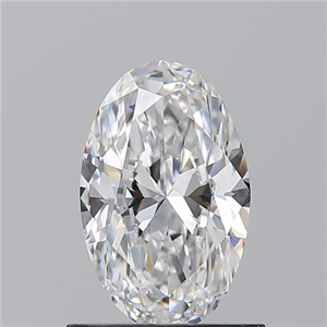 Picture of Natural Diamond 0.90 Carats, Oval with  Cut, D Color, VVS2 Clarity and Certified by GIA