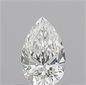 Natural Diamond 0.50 Carats, Pear with  Cut, G Color, VVS2 Clarity and Certified by GIA