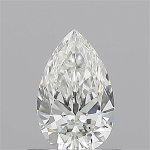 Picture of Natural Diamond 0.50 Carats, Pear with  Cut, G Color, VVS2 Clarity and Certified by GIA