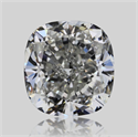 Natural Diamond 0.50 Carats, Cushion with  Cut, F Color, VS1 Clarity and Certified by IGI