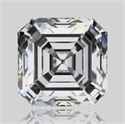 Natural Diamond 1.12 Carats, Asscher with  Cut, I Color, VS1 Clarity and Certified by GIA