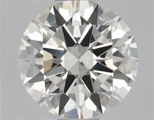 Picture of Natural Diamond 0.70 Carats, Round with Excellent Cut, K Color, SI1 Clarity and Certified by GIA