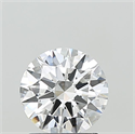 Lab Grown Diamond 1.41 Carats, Round with Excellent Cut, E Color, VVS2 Clarity and Certified by IGI