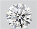 Lab Grown Diamond 1.50 Carats, Round with Excellent Cut, D Color, VVS2 Clarity and Certified by IGI
