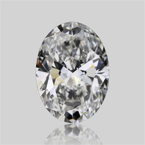 Foto Diamante Natural 0.71 quilates, Ovalado , Color F, claridad IF y certificado GIA de