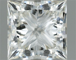 Picture of Natural Diamond 0.70 Carats, Princess with  Cut, K Color, VS1 Clarity and Certified by GIA