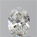 Diamante Natural 0.90 quilates, Ovalado , Color H, claridad VS1 y certificado GIA