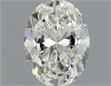 Natural Diamond 0.70 Carats, Oval with  Cut, G Color, VVS2 Clarity and Certified by GIA