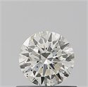 Diamante Natural 0.46 quilates, Redondo , Color J, claridad SI2 y certificado IGI