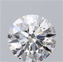 Diamante Natural 0.71 quilates, Redondo , Color E, claridad VVS2 y certificado GIA