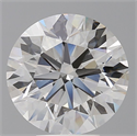 Lab Grown Diamond 5.58 Carats, Round with Ideal Cut, E Color, VVS2 Clarity and Certified by IGI