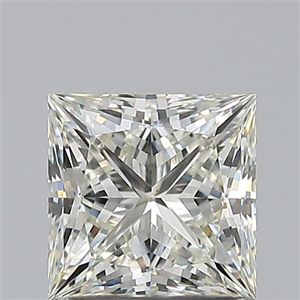 Picture of Natural Diamond 0.90 Carats, Princess with  Cut, I Color, VVS2 Clarity and Certified by IGI