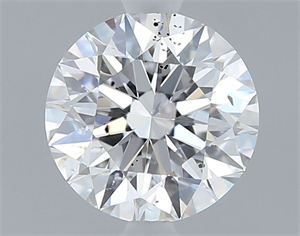 Picture of Natural Diamond 0.56 Carats, Round with Excellent Cut, D Color, SI2 Clarity and Certified by GIA
