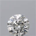 Natural Diamond 0.43 Carats, Round with Excellent Cut, G Color, IF Clarity and Certified by GIA