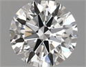 Lab Grown Diamond 1.09 Carats, Round with Ideal Cut, D Color, VS1 Clarity and Certified by IGI