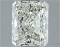 Natural Diamond 1.00 Carats, Radiant with  Cut, I Color, SI1 Clarity and Certified by IGI