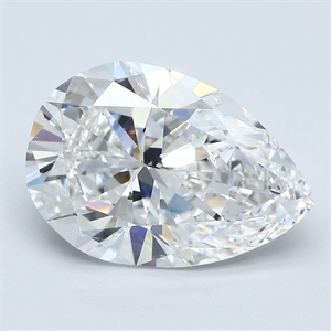 Foto Diamante Natural 4.99 quilates, De pera , Color G, claridad VS1 y certificado GIA de