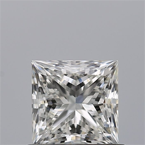 Picture of Natural Diamond 0.70 Carats, Princess with  Cut, G Color, VVS2 Clarity and Certified by IGI