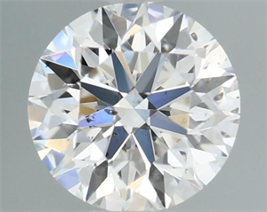 Foto Diamante Natural 0.45 quilates, Redondo , Color E, claridad SI1 y certificado GIA de