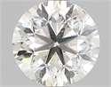 Natural Diamond 0.90 Carats, Round with Very Good Cut, K Color, SI2 Clarity and Certified by GIA