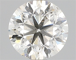 Foto Diamante Natural 0.90 quilates, Redondo , Color K, claridad SI2 y certificado GIA de