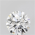 Lab Grown Diamond 1.29 Carats, Round with Ideal Cut, F Color, VVS2 Clarity and Certified by IGI