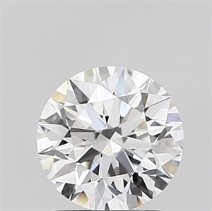Picture of Lab Grown Diamond 1.29 Carats, Round with Ideal Cut, F Color, VVS2 Clarity and Certified by IGI